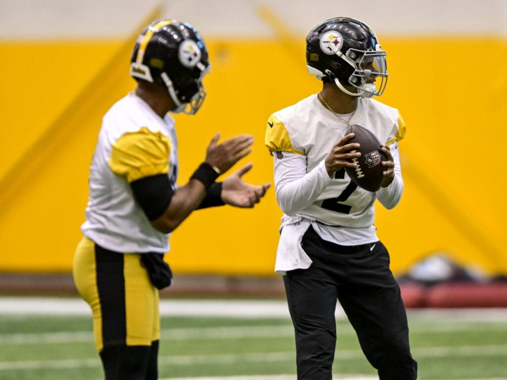 Russell Wilson Takes Steelers FirstTeam QB Reps on Wednesday